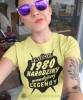 narodziny prawdziwej legendy żółta damska koszulka urodzinowa z nadrukiem na urodziny.jpg