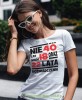 nie mam 40 lat, mam 18 oraz 22 lata doświadczenia biała damska koszulka urodzinowa z nadrukiem na urodziny.jpg