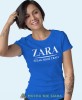 zara szlag mnie trafi nebieska damska koszulka z nadrukiem na prezent dla dziewczyny.jpg