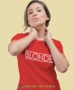 blonde czerwona damska koszulka z nadrukiem na prezent dla dziewczyny.jpg
