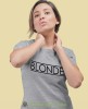 blonde szara damska koszulka z nadrukiem na prezent dla dziewczyny.jpg