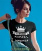jej wysokość siostra doskonała czarna koszulka damska z nadrukiem dla siostry na prezent urodziny.jpg