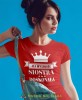 jej wysokość siostra doskonała czerwona koszulka damska z nadrukiem dla siostry na prezent urodziny.jpg