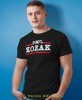 100% kozak czarna męska koszulka z nadrukiem na co dzień, na prezent, fajna koszulka, dla męża, dla chłopaka, super prezent.jpg