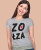 zołza szara koszulka z nadrukiem na prezent dla dziewczyny dla żony.jpg