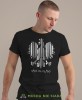 Made in Poland, czarna męska koszulka z nadrukiem, koszulka patriotyczna, koszulki z grafiką patriotyczną, dla mężczyzny, dla chłopaka na prezent, koszulka Polska, koszulki Polska.jpg
