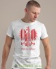 Made in Poland, biała męska koszulka z nadrukiem, koszulka patriotyczna, koszulki z grafiką patriotyczną, dla mężczyzny, dla chłopaka na prezent, koszulka Polska, koszulki Polska.jpg