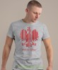 Made in Poland, szara męska koszulka z nadrukiem, koszulka patriotyczna, koszulki z grafiką patriotyczną, dla mężczyzny, dla chłopaka na prezent, koszulka Polska, koszulki Polska.jpg