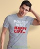 polish wife happy life, szara męska koszulka z nadrukiem, koszulka patriotyczna, koszulki z grafiką patriotyczną, dla mężczyzny, dla chłopaka na prezent, koszulka Polska, koszulki Polska.jpg