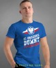 od urodzenia dumny  pochodzenia orzeł, niebieska męska koszulka z nadrukiem, koszulka patriotyczna, koszulki z grafiką patriotyczną, dla mężczyzny, dla chłopaka na prezent, koszulka Polska, koszulki Polska.jpg