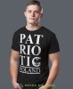 Patrioric Poland, czarna męska koszulka z nadrukiem, koszulka patriotyczna, koszulki z grafiką patriotyczną, dla mężczyzny, dla chłopaka na prezent, koszulka Polska, koszulki Polska.jpg