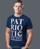 Patrioric Poland, granatowa męska koszulka z nadrukiem, koszulka patriotyczna, koszulki z grafiką patriotyczną, dla mężczyzny, dla chłopaka na prezent, koszulka Polska, koszulki Polska.jpg