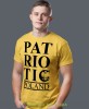 Patrioric Poland, żółta męska koszulka z nadrukiem, koszulka patriotyczna, koszulki z grafiką patriotyczną, dla mężczyzny, dla chłopaka na prezent, koszulka Polska, koszulki Polska.jpg