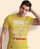 don't flirt with me i love my wife, żółta męska koszulka z nadrukiem, koszulka patriotyczna, koszulki z grafiką patriotyczną, dla mężczyzny, dla chłopaka na prezent, koszulka Polska, koszulki Polska.jpg
