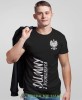 dumny z  pochodzenia Orzeł Polski pion, czarna męska koszulka z nadrukiem, koszulka patriotyczna, koszulki z grafiką patriotyczną, dla mężczyzny, dla chłopaka na prezent, koszulka Polska, koszulki Polska.jpg