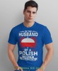 i'm the husband of a polish woman nothing scares me, niebieska męska koszulka z nadrukiem, koszulka patriotyczna, koszulki z grafiką patriotyczną, dla mężczyzny, dla chłopaka na prezent, koszulka Polska, koszulki Polska.jpg