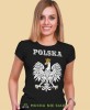 Polska Orzeł Polski czarna damska koszulka patriotyczna, patriotka, koszulka dla niej, dla dziewczyny, koszulka na prezent.jpg