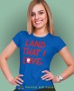 land that i love niebieska damska koszulka patriotyczna, patriotka, koszulka dla niej, dla dziewczyny, koszulka na prezent.jpg