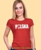 Polska czerwona damska koszulka patriotyczna, patriotka, koszulka dla niej, dla dziewczyny, koszulka na prezent.jpg