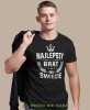 najlepszy brat na świecie korona, czarna męska koszulka dla brata, koszulka z nadrukiem, na prezent, na urodziny.jpg