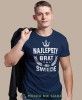 najlepszy brat na świecie korona, granatowa męska koszulka dla brata, koszulka z nadrukiem, na prezent, na urodziny.jpg