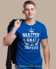 najlepszy brat na świecie korona, niebieska męska koszulka dla brata, koszulka z nadrukiem, na prezent, na urodziny.jpg