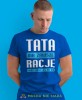 tata ma zawsze rację nawet jak jej nie ma, niebieska męska koszulka dla taty, koszulka z nadrukiem, na prezent, na urodziny.jpg