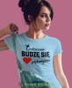 codziennie budzę się piękniejsza, jasnoniebieska damska koszulka z nadrukiem na prezent dla dziewczyny dla żony.jpg