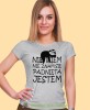 nie wiem nie znam się padnięta jestem, szara damska koszulka z nadrukiem na prezent, fajna koszulka, dla dziewczyny dla żony.jpg