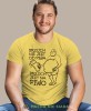 brzuch nie jest od piwa brzuch jest na piwo, żółta męska koszulka z nadrukiem na co dzień, na prezent, fajna koszulka.jpg