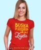 boska mądra ale już zajęta, czerwona damska koszulka z nadrukiem na prezent, fajna koszulka, dla dziewczyny dla żony.jpg