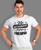 jego wysokość najlepszy chłopak, biała męska koszulka dla chłopaka, koszulka z nadrukiem, na prezent, na urodziny, mucha nie siada.jpg