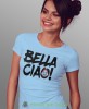 bella ciao! maska dom z papieru, jasnoniebieska damska koszulka z nadrukiem na prezent dla dziewczyny dla żony.jpg