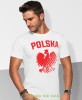 Polska, Orzeł Polski, modern, biała męska koszulka z nadrukiem, koszulka kibica, koszulki z grafiką patriotyczną, na prezent, koszulka Polska, koszulki Polski.jpg