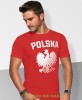 Polska, Orzeł Polski, modern, czerwona męska koszulka z nadrukiem, koszulka kibica, koszulki z grafiką patriotyczną, na prezent, koszulka Polska, koszulki Polski.jpg