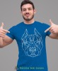 pit bull geometryczny, niebieska koszulka na siłownię, męska koszulka, koszulka sportowa, na sport, gym, na siłownię.jpg