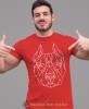 pit bull geometryczny, czerwona koszulka na siłownię, męska koszulka, koszulka sportowa, na sport, gym, na siłownię.jpg