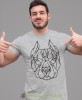 pit bull geometryczny, szara koszulka na siłownię, męska koszulka, koszulka sportowa, na sport, gym, na siłownię.jpg