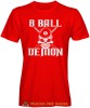 8 ball demon, męska czerwona koszulka,  koszulka dla bilardzisty, koszulka na bilard, dla chłopaka, dla męża, dla niego, na prezent, mucha nie siada, mns.jpg