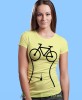 rower, żółta damska koszulka rowerowa z nadrukiem, na rower, fajna koszulka dla rowerzystki, na co dzień, na prezent_.jpg