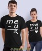 Me U, czarne koszulki dla par, dla męża, dla żony, walentynki, fajne koszulki, t-shirty dla par, mucha nie siada, mns.jpg