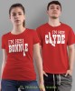 I'm his Bonnie I'm her Clyde, czerwone koszulki dla par, dla męża, dla żony, walentynki, fajne koszulki, t-shirty dla par, na rocznicę, mucha nie siada, mns.jpg