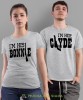 I'm his Bonnie I'm her Clyde, szare koszulki dla par, dla męża, dla żony, walentynki, fajne koszulki, t-shirty dla par, na rocznicę, mucha nie siada, mns.jpg