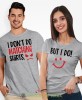 I don't do matching shirts But I do, szare koszulki dla par, dla męża, dla żony, walentynki, fajne koszulki, t-shirty dla par, na rocznicę, mucha nie siada, mns.jpg