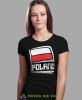 Made in Poland flaga, czarna damska koszulka z nadrukiem, koszulka patriotyczna, koszulki z grafiką patriotyczną, orzeł polski, dla kobiet, koszulka Polska, koszulki Polska.jpg