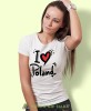 I love Poland, biała damska koszulka z nadrukiem, koszulka patriotyczna, koszulki z grafiką patriotyczną, orzeł polski, dla kobiet, koszulka Polska, koszulki Polska.jpg