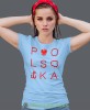 Polska - Orzeł - Polska Walcząca, jasnoniebieska damska koszulka z nadrukiem, koszulka patriotyczna, koszulki z grafiką patriotyczną, orzeł polski, dla kobiet, koszulka Polska, koszulki Polska.jpg