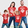 Super Rodzina, mama, tata, syn, córka, czerwone koszulki rodzinne, na prezent, fajne koszulki, mucha nie siada, mns sklep.jpg