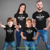Odlotowa Rodzina, mama, tata, syn, córka, czarne koszulki rodzinne, friends styl, na prezent, fajne koszulki, mucha nie siada, mns sklep.jpg