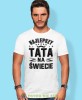Najlepszy tata na świecie, wąsy, biała koszulka, dzień taty, koszulka dla ojca, koszulka na dzień ojca, t-shirt dla taty, prezent dla taty, koszulka męska, mucha nie siada, mns.jpg